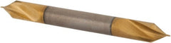 Hertel - #5/0 Plain Cut 60° Incl Angle High Speed Steel Combo Drill & Countersink - Americas Tooling