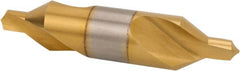 Hertel - #8 Plain Cut 60° Incl Angle High Speed Steel Combo Drill & Countersink - Americas Tooling