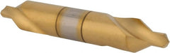 Hertel - #5 Plain Cut 60° Incl Angle High Speed Steel Combo Drill & Countersink - Americas Tooling