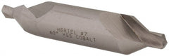 Hertel - #7 Plain Cut 60° Incl Angle Cobalt Combo Drill & Countersink - Americas Tooling