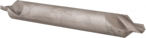 Hertel - #8 Plain Cut 82° Incl Angle High Speed Steel Combo Drill & Countersink - Americas Tooling