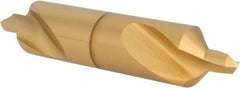 Hertel - #7 Plain Cut 90° Incl Angle High Speed Steel Combo Drill & Countersink - Americas Tooling