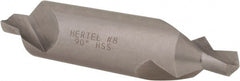 Hertel - #8 Plain Cut 90° Incl Angle High Speed Steel Combo Drill & Countersink - Americas Tooling