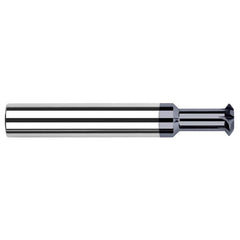 Harvey Tool - 3/16° 3/16" Cut Diam, 0.06" Cut Width, 3/16" Shank, Solid Carbide Double-Angle Cutter - Exact Industrial Supply