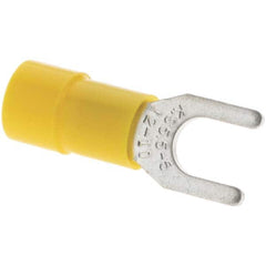 Value Collection - #10 Stud, 12 to 10 AWG Compatible, Partially Insulated, Standard Fork Terminal - Americas Tooling