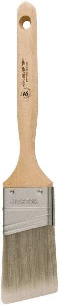 Wooster Brush - 2" Angled Synthetic Sash Brush - 2-11/16" Bristle Length, 7.13" Wood Fluted Handle - Americas Tooling