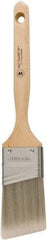 Wooster Brush - 2-1/2" Angled Synthetic Sash Brush - 2-15/16" Bristle Length, 7.13" Wood Fluted Handle - Americas Tooling