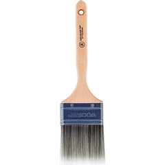 Wooster Brush - 3" Flat Synthetic Sash Brush - 2-15/16" Bristle Length, 7.44" Wood Fluted Handle - Americas Tooling