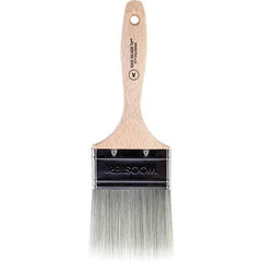 Wooster Brush - 3" Flat Synthetic Varnish Brush - 2-15/16" Bristle Length, 5.81" Wood Beavertail Handle - Americas Tooling