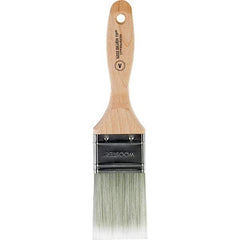 Wooster Brush - 2" Flat Synthetic Varnish Brush - 2-11/16" Bristle Length, 5.81" Wood Beavertail Handle - Americas Tooling