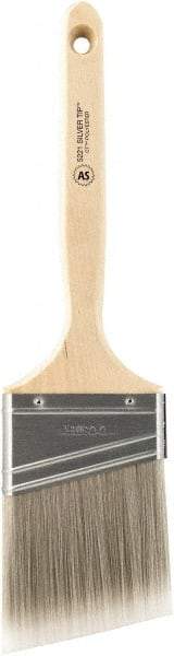 Wooster Brush - 3" Angled Synthetic Sash Brush - 2-15/16" Bristle Length, 7.13" Wood Fluted Handle - Americas Tooling