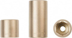 Ampco - 3/4" Drive, Standard Hand Socket - 6 Points, 1-7/8" OAL, Aluminum Bronze - Americas Tooling