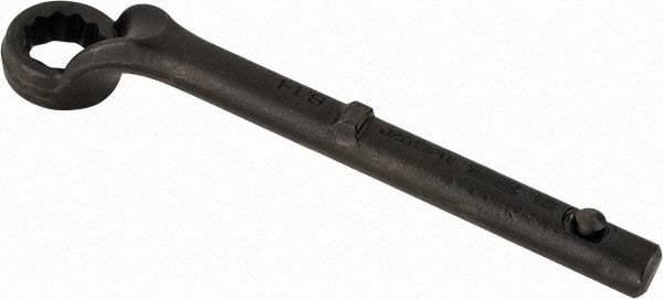 Proto - 1-1/8" 12 Point Pull Wrench - Single End, 10-11/16" OAL, Steel, Black Finish - Americas Tooling