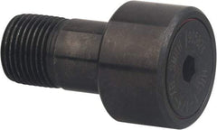 Accurate Bushing - 1-1/8" Roller Diam x 5/8" Width, 5/8" Stud Diam x 1" Length, Sealed Heavy Stud Cam Follower with Hex - Carbon Steel, 1/2" Thread Length, 5/8-18 Thread, 1-5/8" OAL, 2,850 Lb Dynamic Cap - Americas Tooling