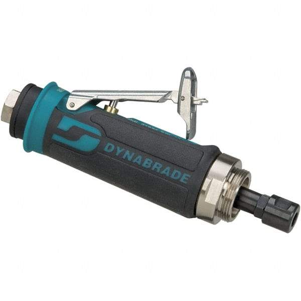 Dynabrade - 1/4 Inch Collet, 0.4 hp, 30,000 RPM Compact Router Motor - 1/4 NPT Inlet, 90 psi Air Pressure, 23 CFM - Americas Tooling