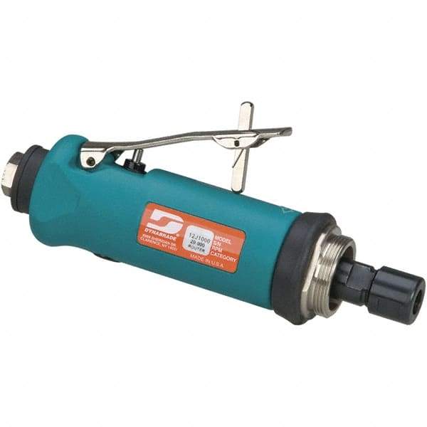 Dynabrade - 1/4 Inch Collet, 0.7 hp, 20,000 RPM Compact Router Motor - 1/4 NPT Inlet, 90 psi Air Pressure, 38 CFM - Americas Tooling