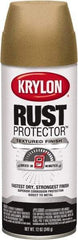 Krylon - Khaki (Color), 12 oz Net Fill, Textured, Rust Proof Enamel Spray Paint - 25 Sq Ft per Can, 12 oz Container - Americas Tooling