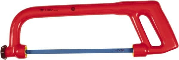 Wiha - 12" Hacksaw - 3-13/32" Throat Depth, Insulated Handle - Americas Tooling