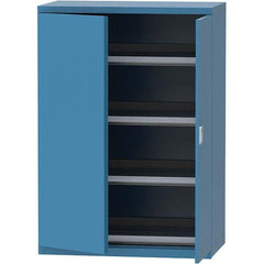 LISTA - 84 Compartment Bright Blue Steel Modular Storage Cabinet - Americas Tooling