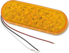 Peterson - Amber Type 1 LED Strobe Lights - LED, 0.67 Amp, 8 Watt, 12 Volt, 6-1/2" Long - Americas Tooling