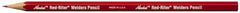 Markal - Red Welders Pencil - Sharpen with Pencil Sharpener Tip - Americas Tooling