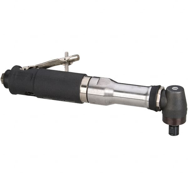 Dynabrade - 1/4" Collet, Angle Handle, Air Angle Die Grinder - 18,000 RPM, Rear Exhaust, 41 CFM, 0.7 hp, 90 psi, 1/4 NPT Inlet - Americas Tooling