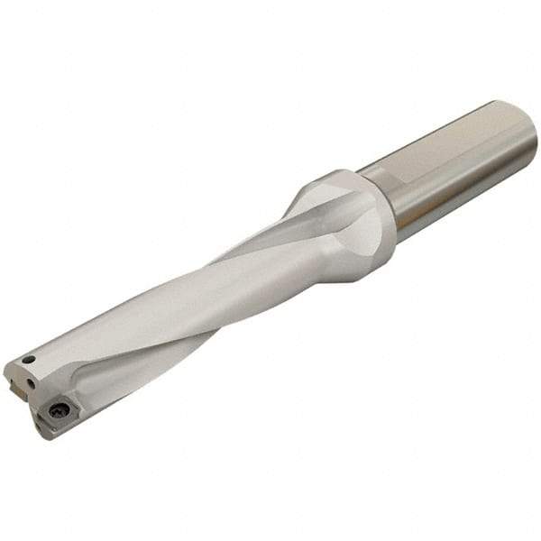 Iscar - 62mm Max Drill Depth, 4xD, 15.5mm Diam, Indexable Insert Drill - 20mm Shank Diam, Whistle Notch Shank - Americas Tooling