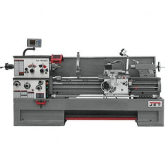 Jet - 16" Swing, 60" Between Centers, 230 Volt, Triple Phase Engine Lathe - 7MT Taper, 7-1/2 hp, 25 to 1,800 RPM, 3-1/8" Bore Diam, 40" Deep x 48" High x 116-1/2" Long - Americas Tooling