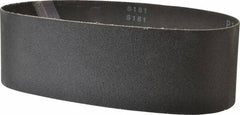 Made in USA - 3" Wide x 24" OAL, 120 Grit, Silicon Carbide Abrasive Belt - Silicon Carbide, Fine, Coated, X/Y Weighted Cloth Backing, Wet/Dry, Series S181 - Americas Tooling