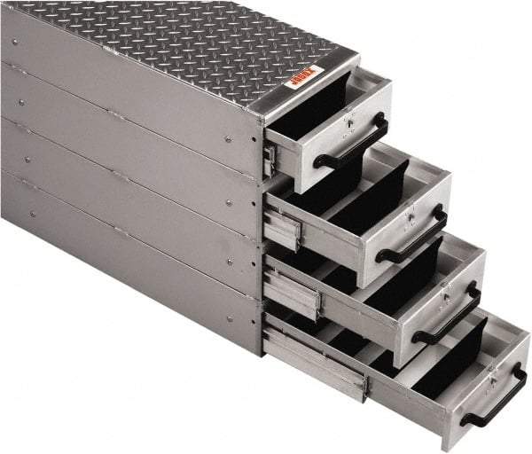 Jobox - 12" Wide x 24" High x 50" Deep Utility Chest - Fits Van Floor or Truck Bed - Americas Tooling