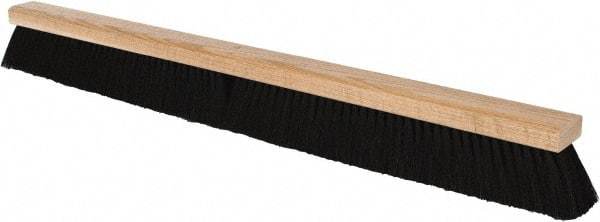 PRO-SOURCE - 36" General Purpose Tampico Push Broom - 3" Bristle Length, Wood Block, Bolt-On Handle Connection, Handle Sold Separately - Americas Tooling