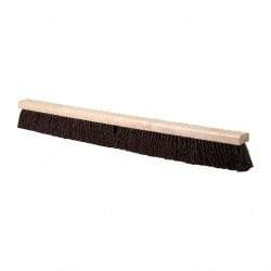 PRO-SOURCE - 36" Heavy Duty Palmyra Push Broom - 4" Bristle Length, Wood Block, Bolt-On Handle Connection, Handle Sold Separately - Americas Tooling