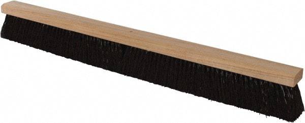 PRO-SOURCE - 36" Heavy Duty Polypropylene Push Broom - 3-1/4" Bristle Length, Wood Block, Bolt-On Handle Connection, Handle Sold Separately - Americas Tooling