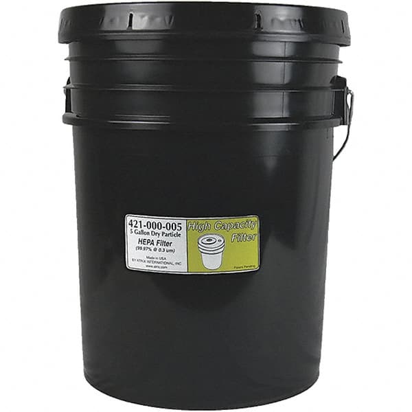 Atrix - High Capacity HEPA Filter Bucket - 5 Gal filter, HEPA (99.97% efficient @ .3 micron) - Americas Tooling