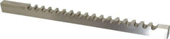 Value Collection - 14mm Keyway Width, Style D-1, Keyway Broach - High Speed Steel, Bright Finish, 9/16" Broach Body Width, 1" to 6" LOC, 13-7/8" OAL - Americas Tooling