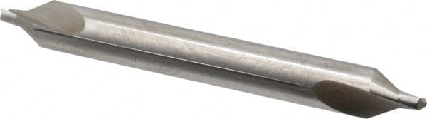 Interstate - #5 Plain Cut 60° Incl Angle High Speed Steel Combo Drill & Countersink - Americas Tooling