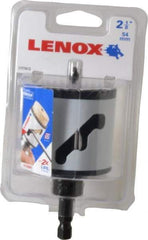 Lenox - 2-1/8" Diam, 1-9/16" Cutting Depth, Hole Saw - Bi-Metal Saw, Toothed Edge - Americas Tooling