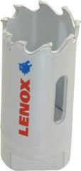 Lenox - 1" Diam, 1-1/2" Cutting Depth, Hole Saw - Carbide-Tipped Saw, Toothed Edge - Americas Tooling