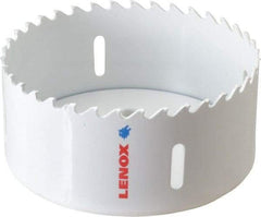 Lenox - 4" Diam, 1-1/2" Cutting Depth, Hole Saw - Carbide-Tipped Saw, Toothed Edge - Americas Tooling