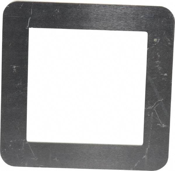 Made in USA - Aluminum Bellows Mounting Flange - 2 x 2 Inch Inside Square - Americas Tooling