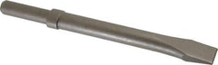 PRO-SOURCE - 25" Head Width, 10.2" OAL, 0" Shank Diam, Flat Chisel - Round Shank, Alloy Steel - Americas Tooling