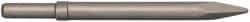 PRO-SOURCE - 10.2" OAL, Moil Point Chisel - Round Shank, Alloy Steel - Americas Tooling