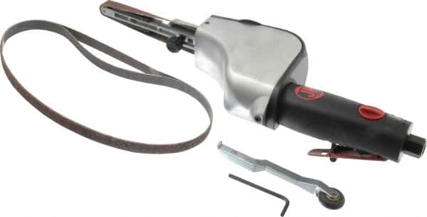 PRO-SOURCE - 1/4 to 1/2 x 24 Inch, 20,000 RPM Air Belt Sander - 1/4 NPT Inlet, 4.2 CFM Air Consumption - Americas Tooling