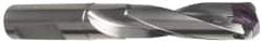 Guhring - 0.669 to 0.689" Diam, 55.8mm Max Depth, 3/4" Shank Diam, 82mm Flute, Replaceable Tip Drill - HT 800 WP Insert, Series 4107 - Americas Tooling