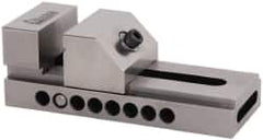 Gibraltar - 3" Jaw Width, 3-3/4" Jaw Opening Capacity, 1-3/8" Jaw Height, Toolmaker's Vise - Flat Jaw, 0.003" Parallelism, 0.005" Squareness, 7" OAL x 2-1/2" OAH - Americas Tooling