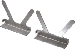 Gibraltar - 4-1/2" Jaw Width, Aluminum, Vise Jaw Cap - Press On Attachment - Americas Tooling