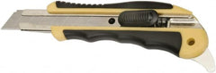 Ability One - Snap Utility Knife - 5-5/8" Steel Blade, Yellow Steel Handle - Americas Tooling