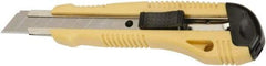 Ability One - Snap Utility Knife - 5-5/8" Steel Blade, Yellow Steel Handle - Americas Tooling