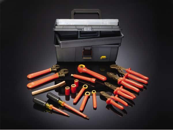 Ampco - 17 Piece 3/8" Drive Insulated Hand Tool Set - Comes in Tool Box - Americas Tooling