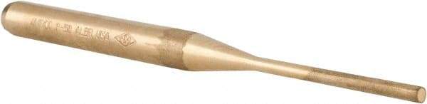 Ampco - 1/8" Pin Punch - 5" OAL, Aluminum Bronze - Americas Tooling